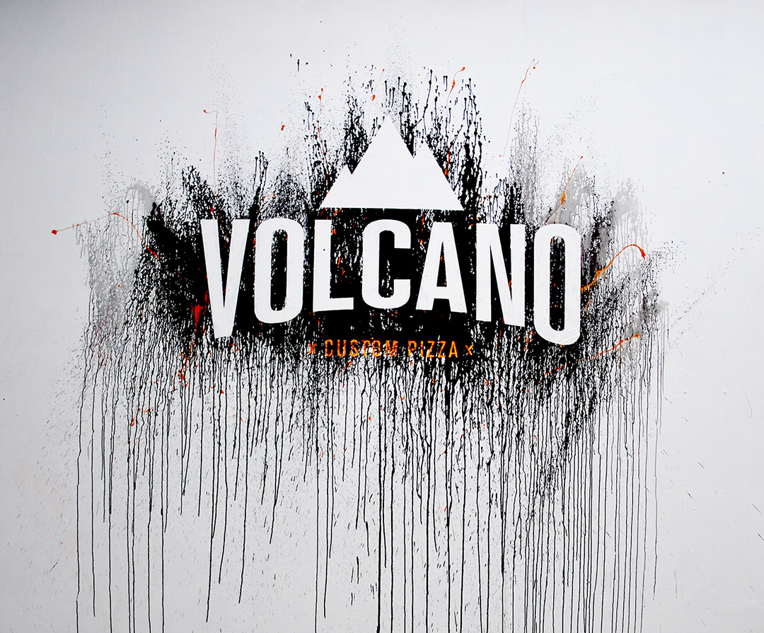 Volcano, Pizza, Los Originales Contratistas, JG The Brand, diseño, restaurant, interior, design, art, wall, pizza, arquitectura, architecture, muro, celosia